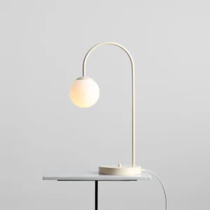 UNA TABLE CREAM 1116B9 Modna lampka stołowa - ALDEX