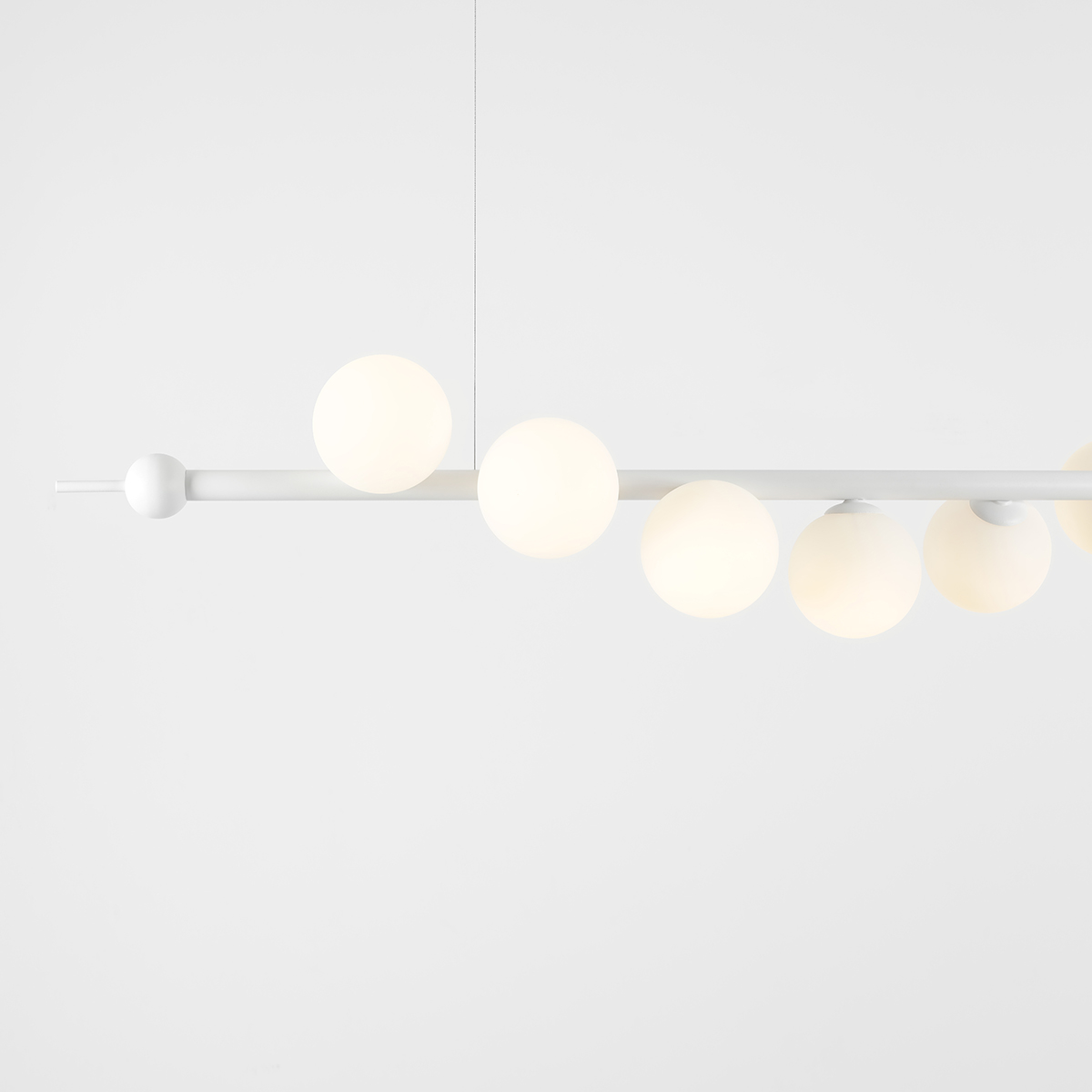 WAVE 7 WHITE 1115T Elegancka lampa wisząca- ALDEX - obrazek 3