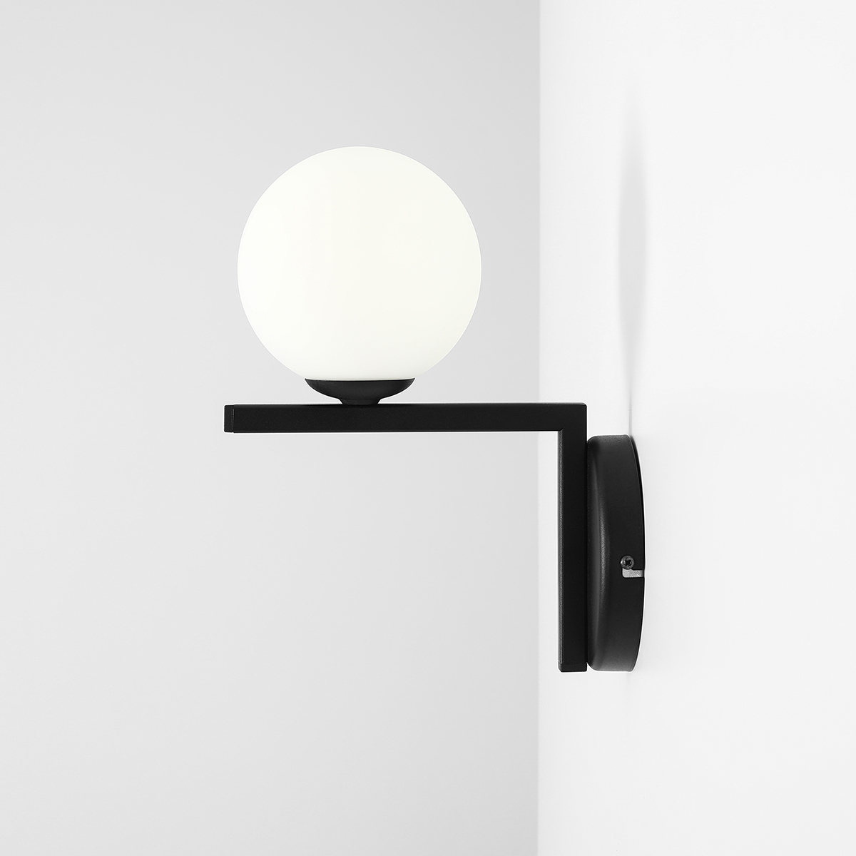 ZAC WALL BLACK 1038C1_2 Minimalistyczna lampa ścienna - ALDEX - obrazek 3