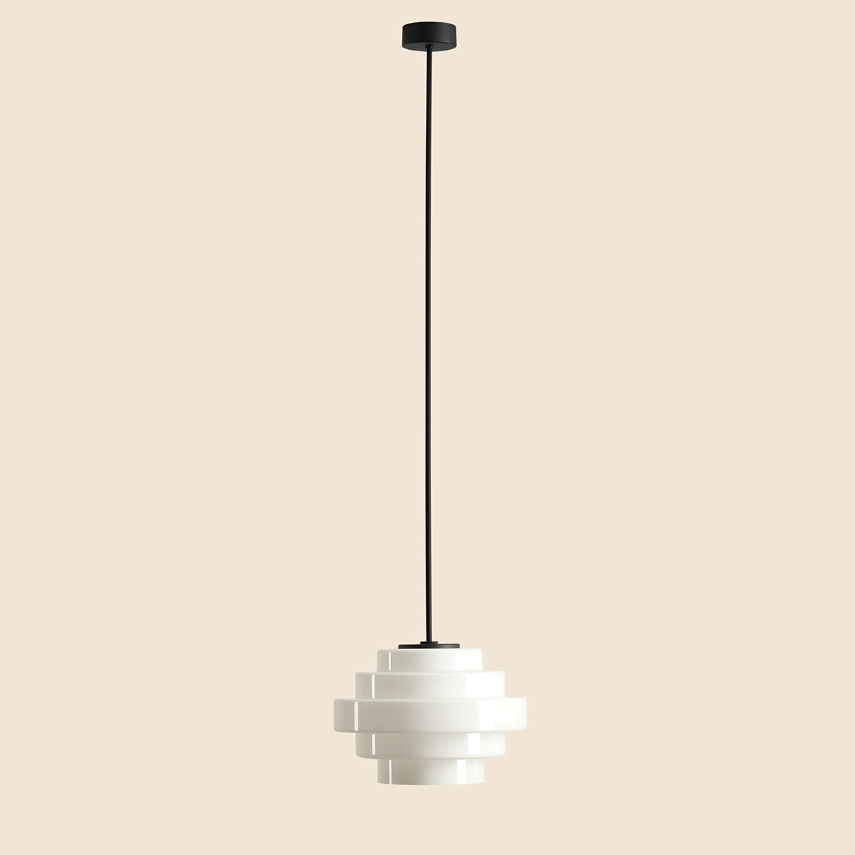 FILO CEILING MILKY L (⌀22) 9001PL_G1_L Lampa sufitowa w stylu retro - ALDEX