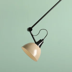 AIDA BLACK GLOSS (BEIGE) 1141PL_G3_17 Nowoczesny plafon z beżowym kloszem - ALDEX