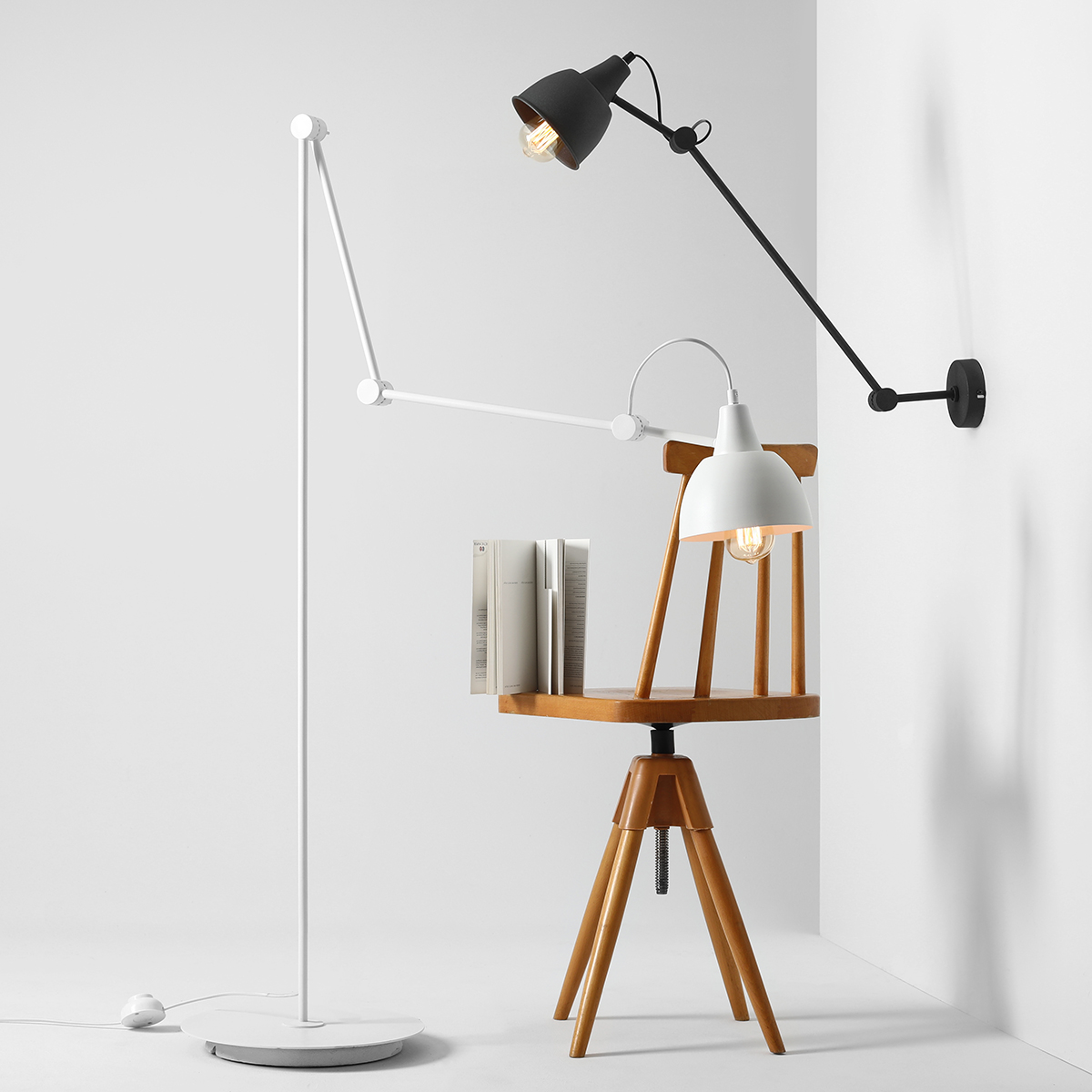 AIDA FLOOR WHITE 814A Designerska lampa stojąca - ALDEX - obrazek 4