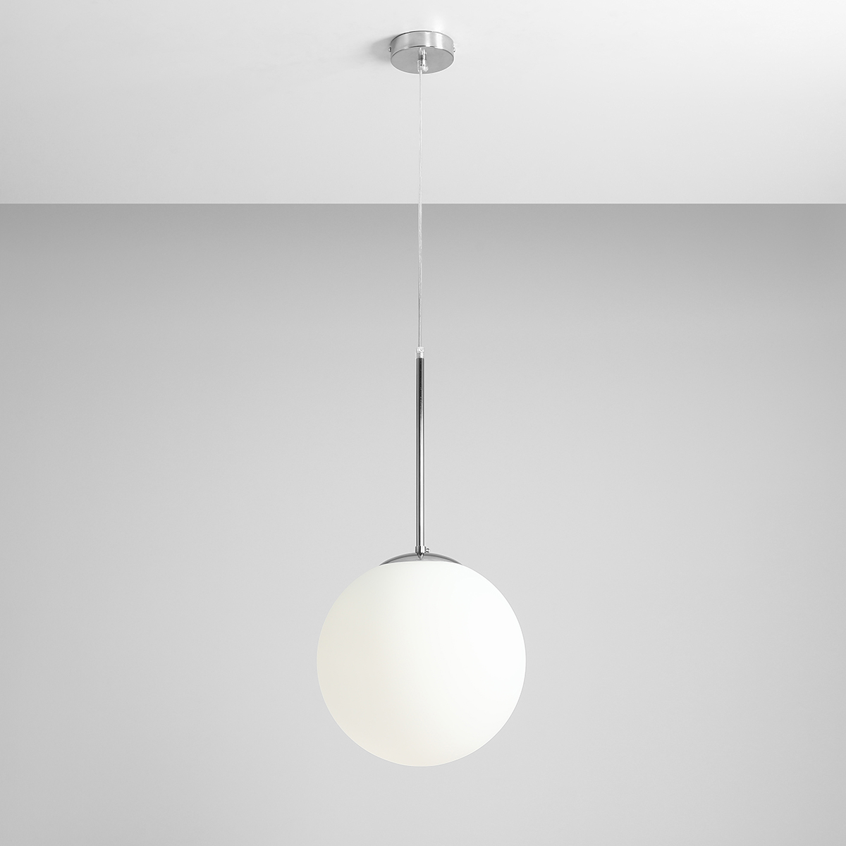 BOSSO MEDIUM 30 CHROME 1087G4 Elegancka lampa wisząca- ALDEX