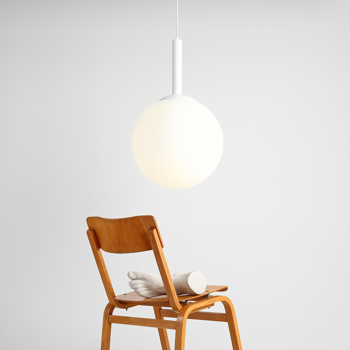 BOSSO GRANDE 40 WHITE 1087XL Efektowna lampa wisząca- ALDEX - obrazek 3