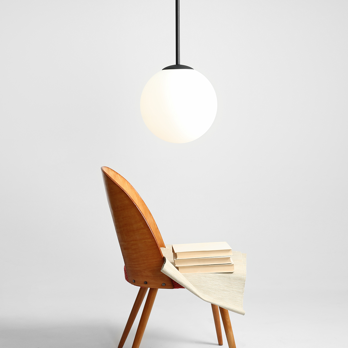 BOSSO MEDIUM 30 BLACK 1087G1 Minimalistyczna lampa wisząca- ALDEX - obrazek 3