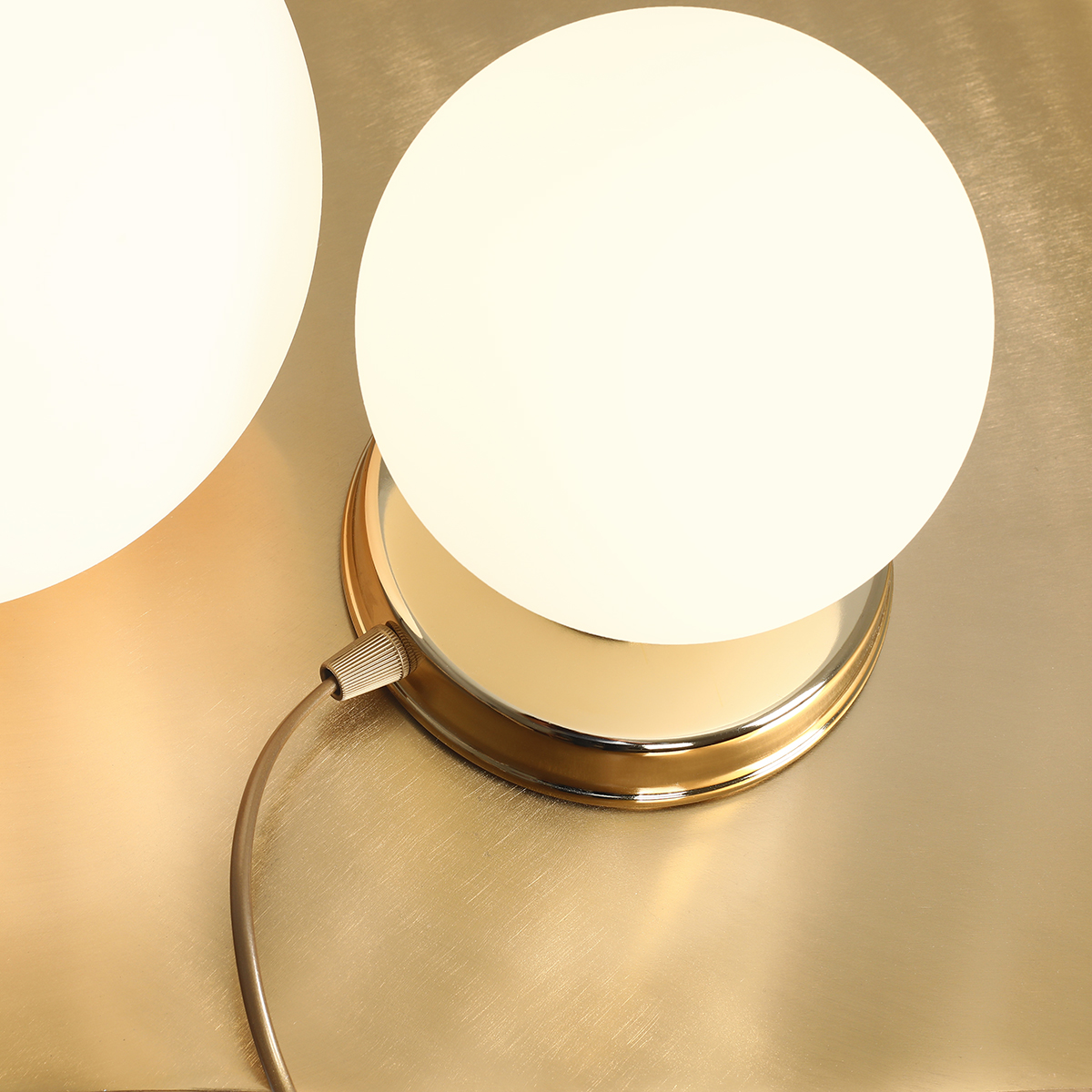 BALL TABLE GOLD M 1076B30_M Modna lampka biurkowa - ALDEX - obrazek 2