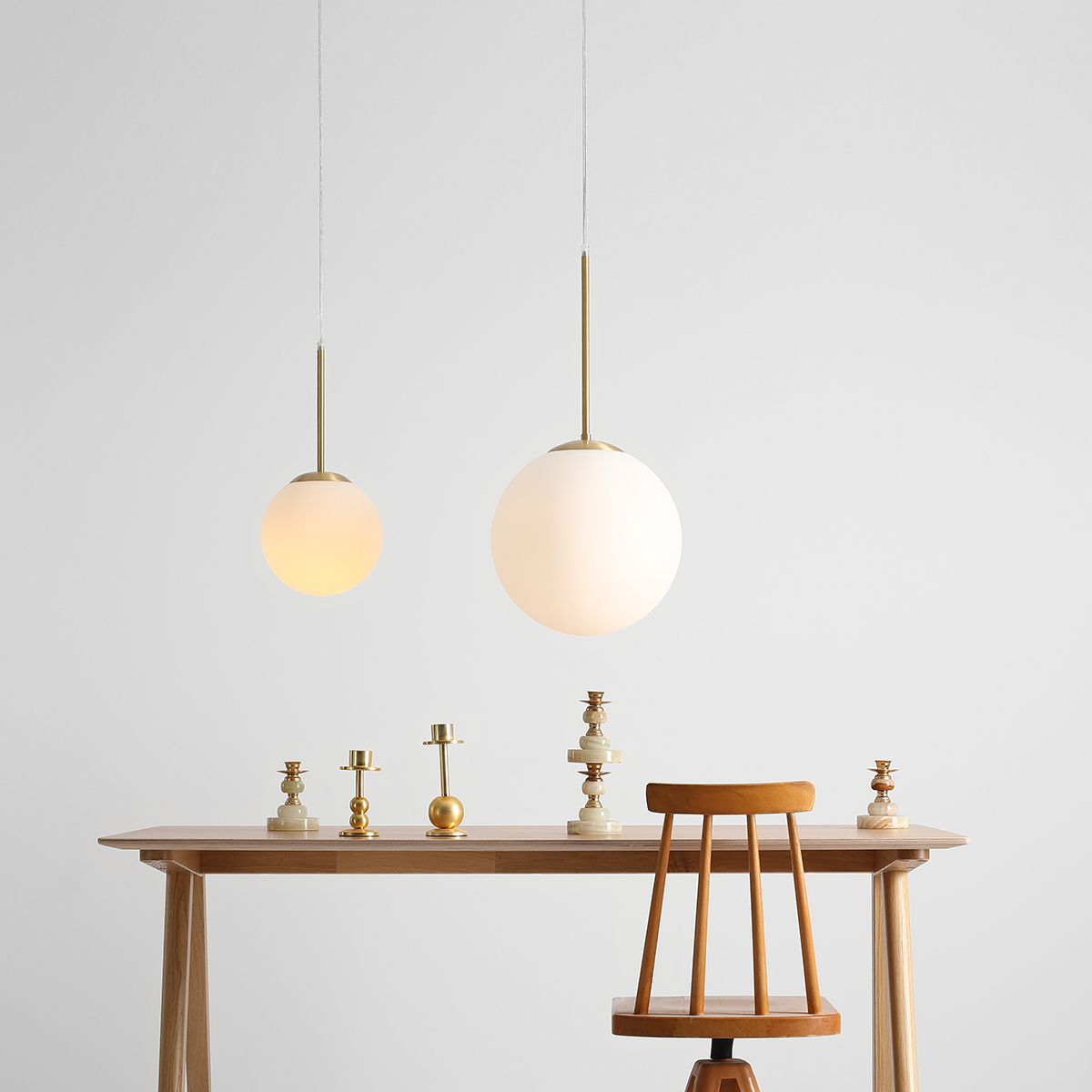 BOSSO MEDIUM 30 BRASS 1087G40 Efektowna lampa wisząca- ALDEX - obrazek 3