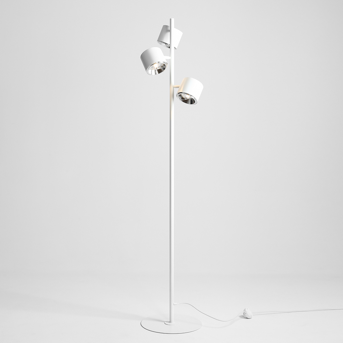 BOT FLOOR WHITE 1046A Nowoczesna lampa stojąca - ALDEX