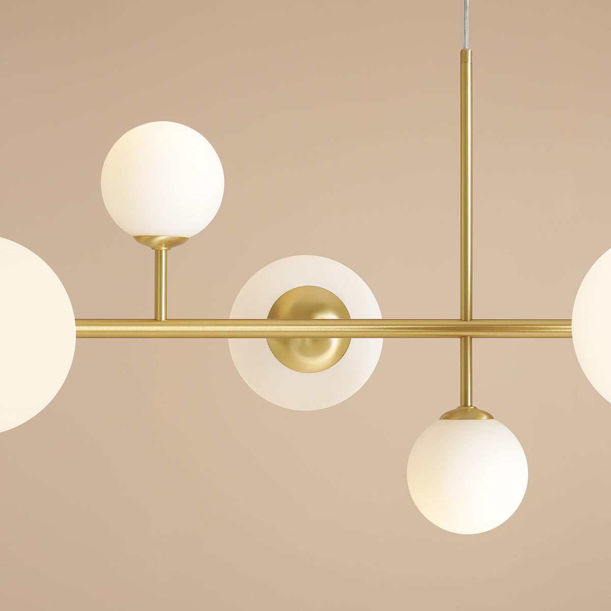 DIONE 9 BRASS 1092N40 Elegancka lampa wisząca- ALDEX - obrazek 2