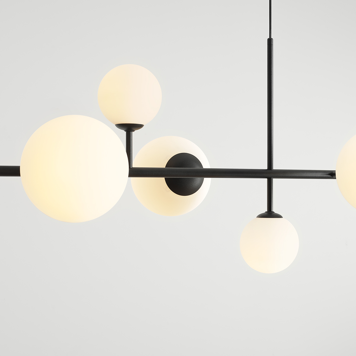 DIONE 9 BLACK 1092N1 Rozłożysta lampa wisząca- ALDEX - obrazek 3