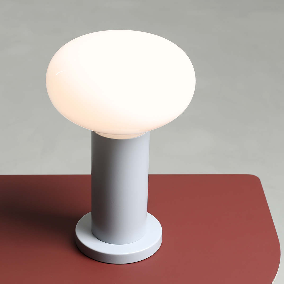 FLO TABLE GREY S 7000B22_S Mała lampka stołowa - ALDEX - obrazek 2