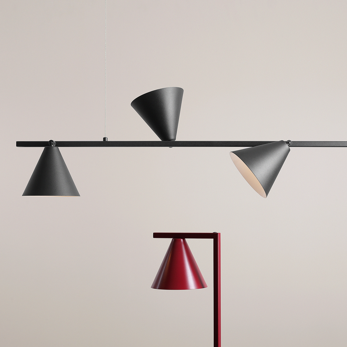 FORM 4 BLACK 1108L1 Nowoczesna lampa wisząca- ALDEX - obrazek 4