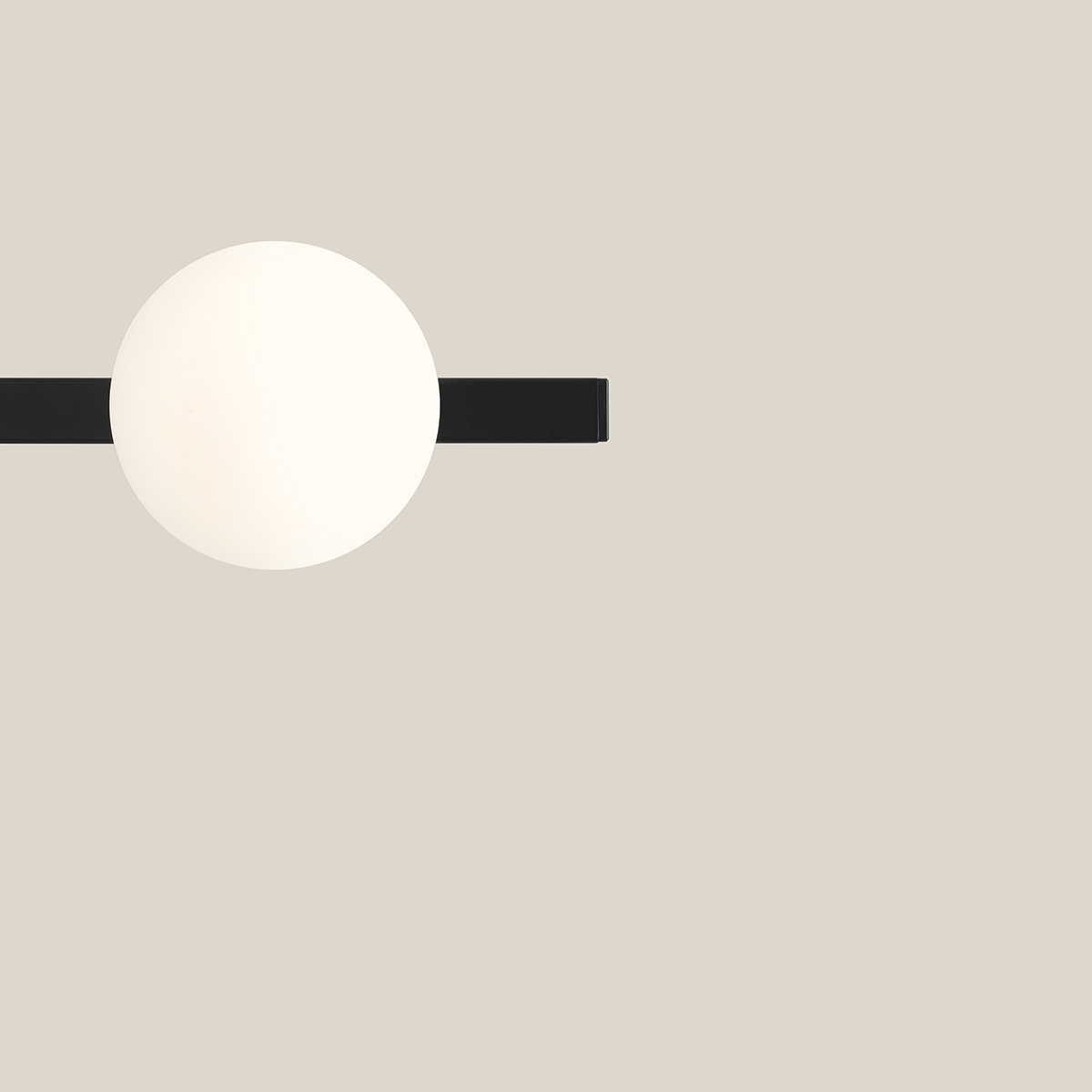 GARDA WALL BLACK 1099C1 Minimalistyczny kinkiet - ALDEX - obrazek 2