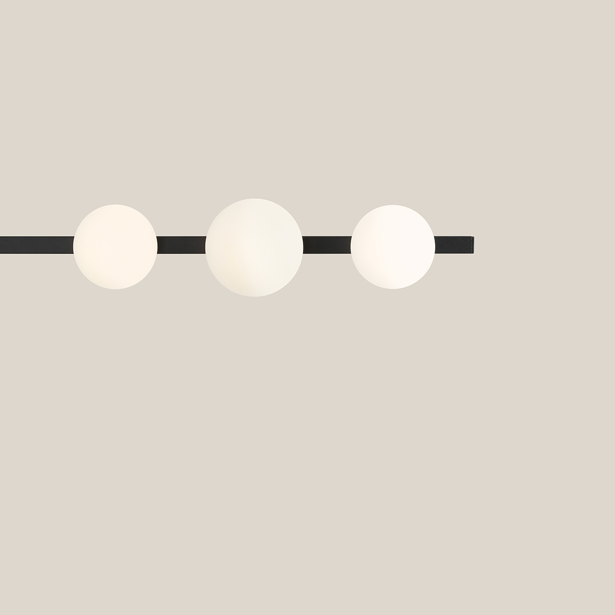 GARDA WALL 3 BLACK 1099Y1 Minimalistyczny kinkiet - ALDEX - obrazek 2