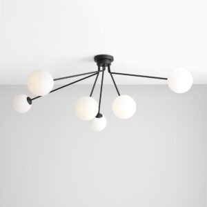 HOLM 6 CEILING BLACK 1082PL_K1 Nowoczesny plafon - ALDEX
