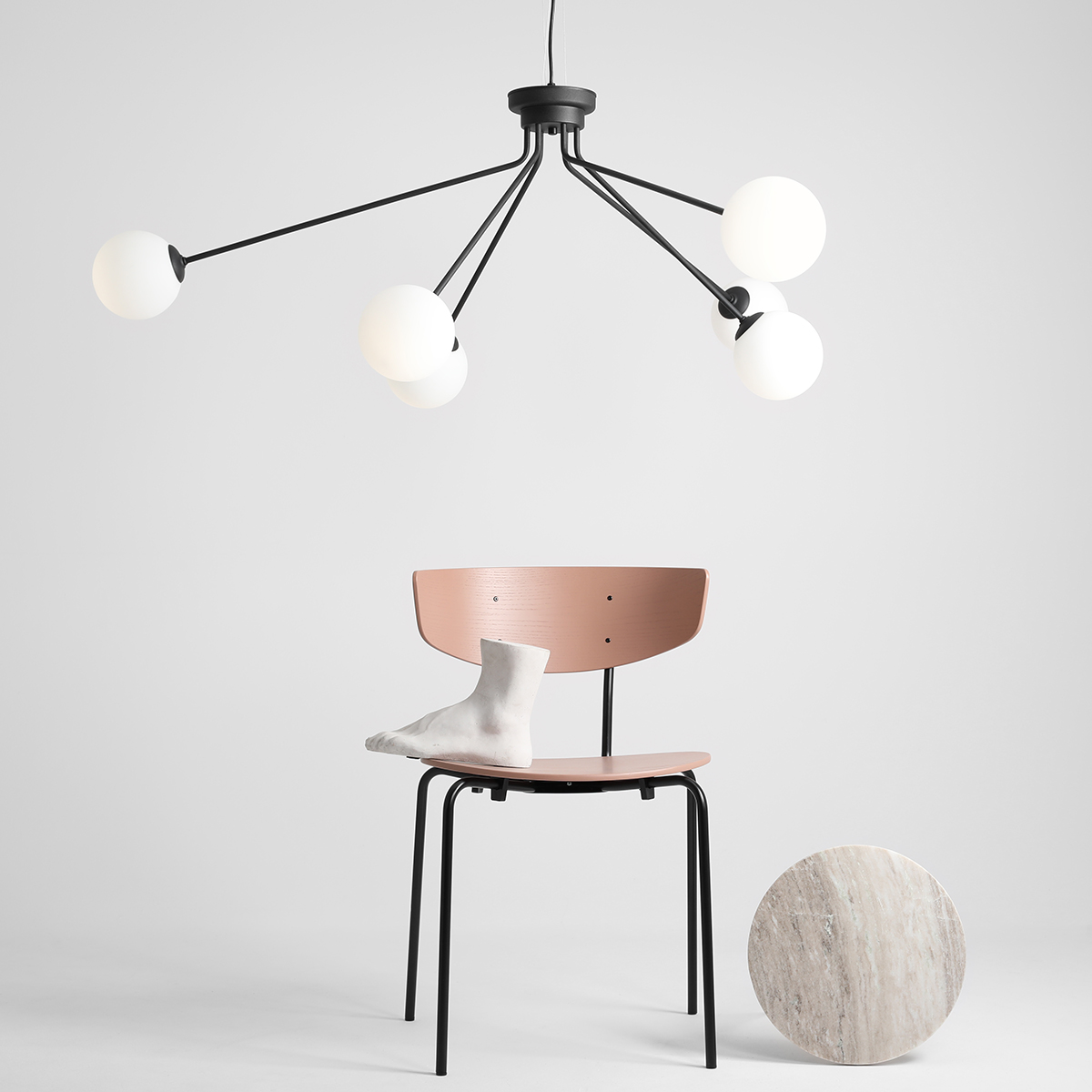 HOLM 6 BLACK 1082K1 Nowoczesna lampa wisząca- ALDEX - obrazek 4