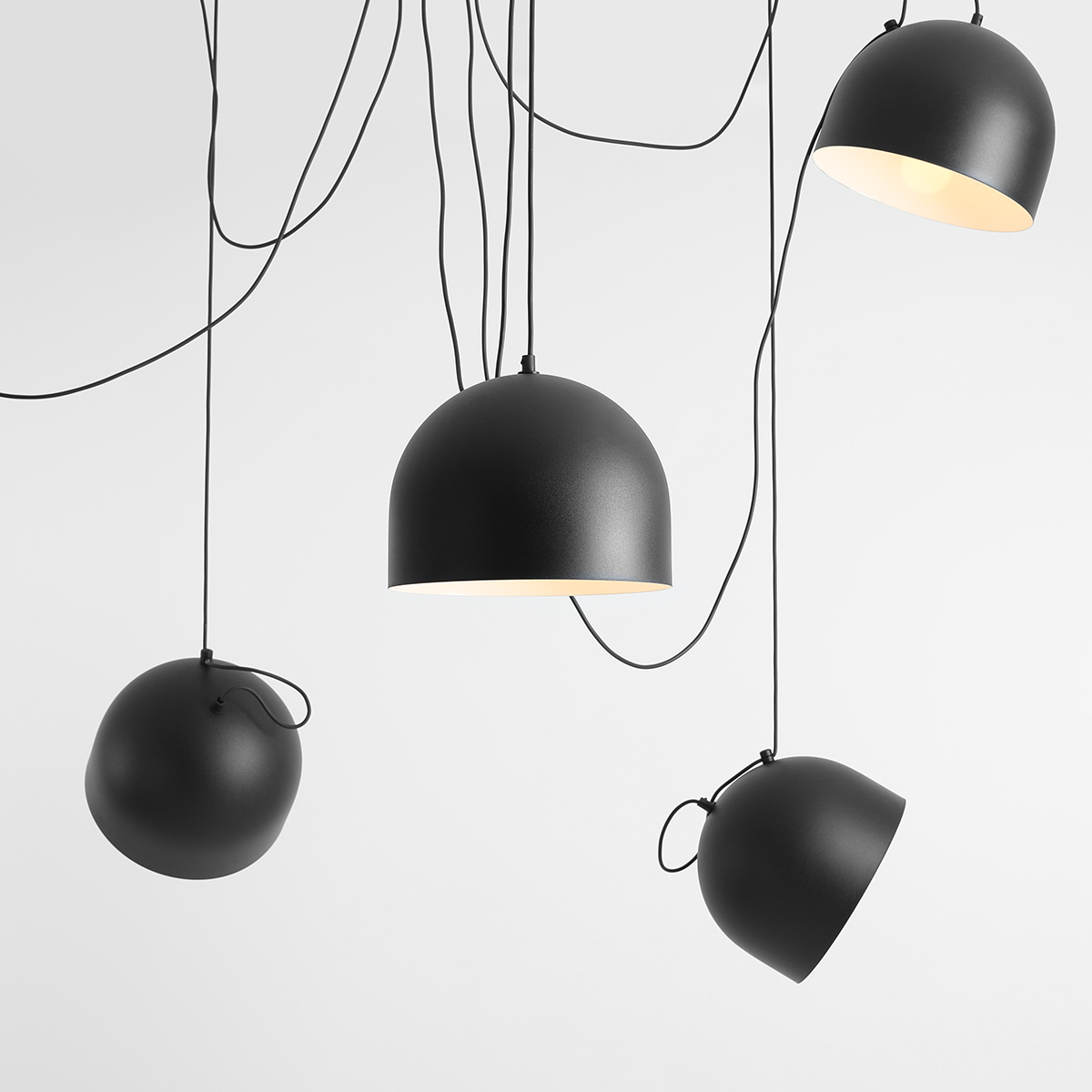 NOOR 5 BLACK 1122F1 Lampa wisząca w stylu loftowym- ALDEX - obrazek 3