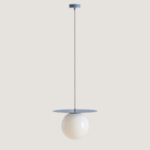 LOOP DUSTY BLUE L 1125G16_L Kulista lampa wisząca - ALDEX