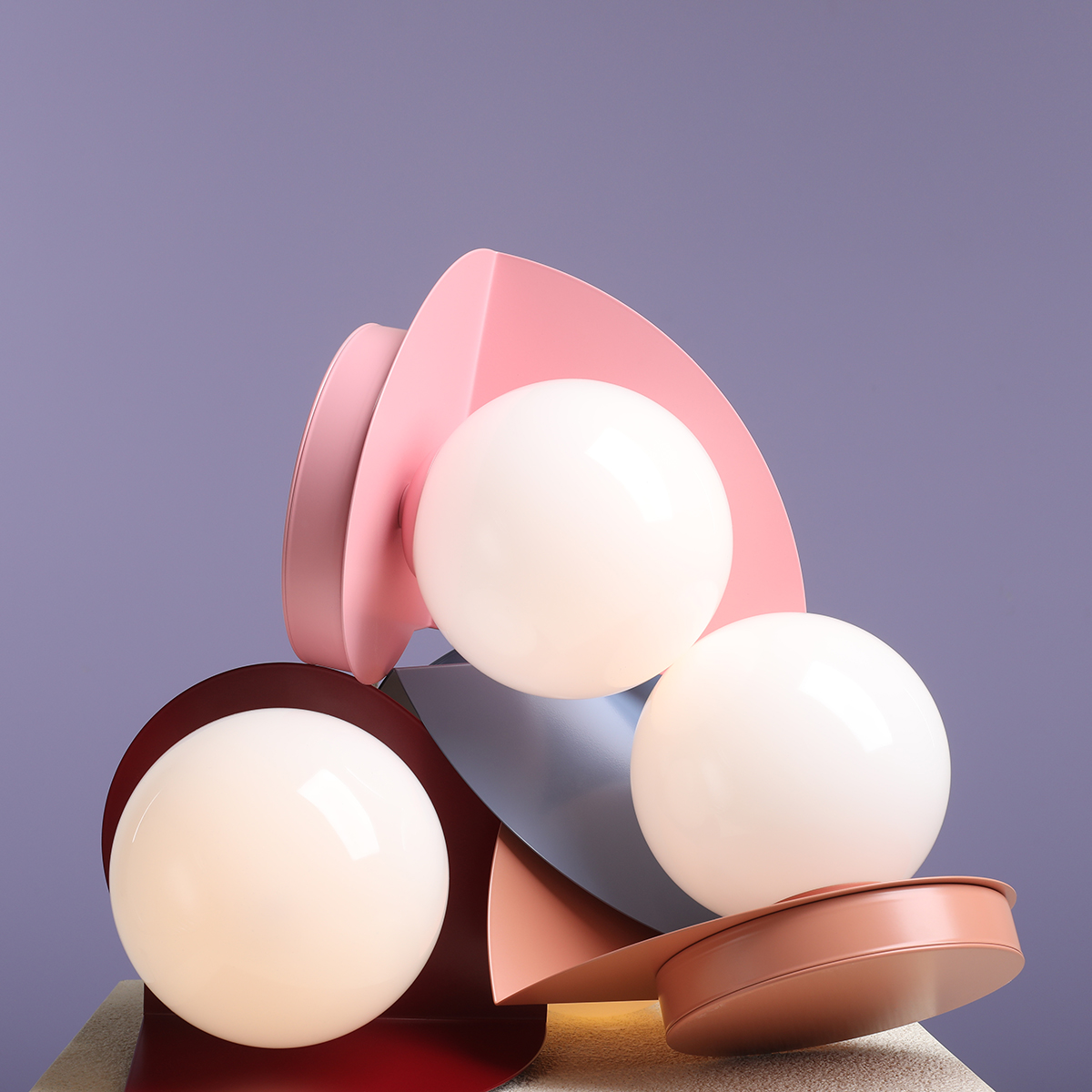 LOOP TABLE DUSTY BLUE 1125B16 Nowoczesna lampka stołowa - ALDEX - obrazek 4