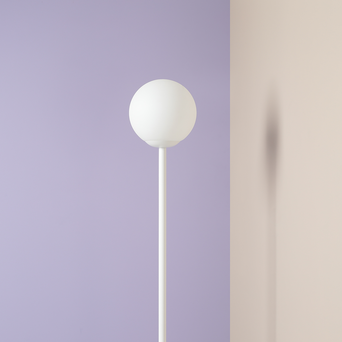 PINNE FLOOR WHITE 1080A Minimalistyczna lampa podłogowa - ALDEX - obrazek 2