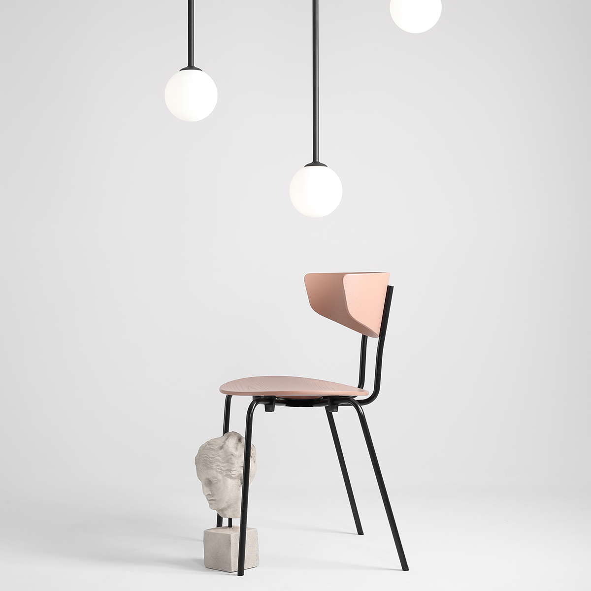 PINNE LONG BLACK 1080PL_G1_L Minimalistyczny plafon - ALDEX - obrazek 4