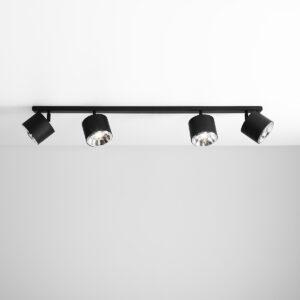 BOT CEILING 2x2 BLACK 1047PL_L1 Nowoczesny plafon - ALDEX