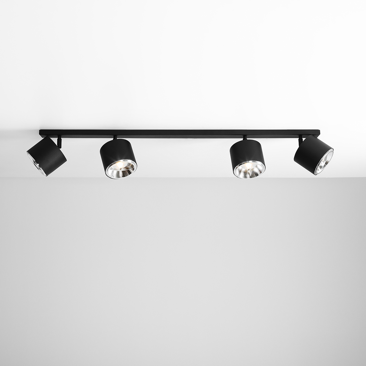 BOT CEILING 2x2 BLACK 1047PL_L1 Nowoczesny plafon - ALDEX