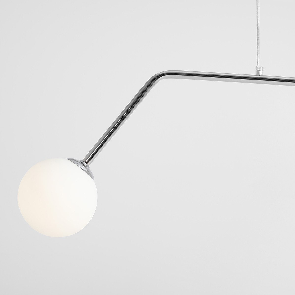 PURE 2 CHROME 1064H4 Minimalistyczna lampa wisząca- ALDEX - obrazek 2