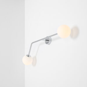 PURE WALL CHROME HORIZONTAL 1064D4 Minimalistyczna lampa ścienna - ALDEX