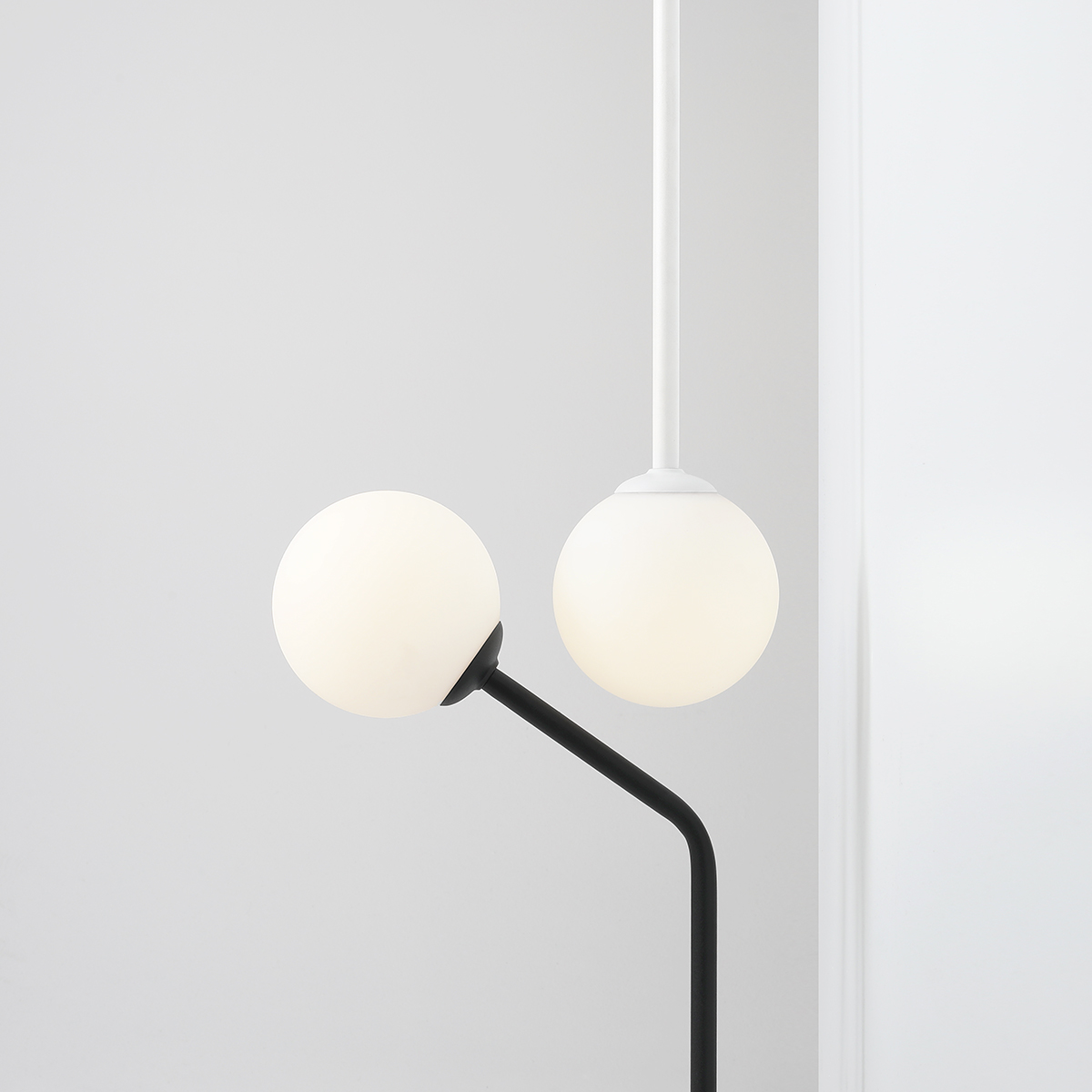 PURE WALL WHITE VERTICAL 1064D_2 Minimalistyczna lampa ścienna - ALDEX - obrazek 3