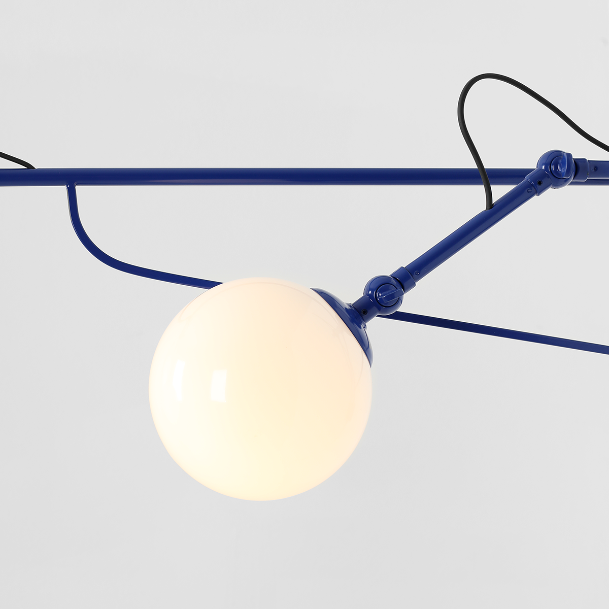 SOHO GLASS WALL 2 COBALT 1105D25 Nowoczesna lampa ścienna - ALDEX - obrazek 2