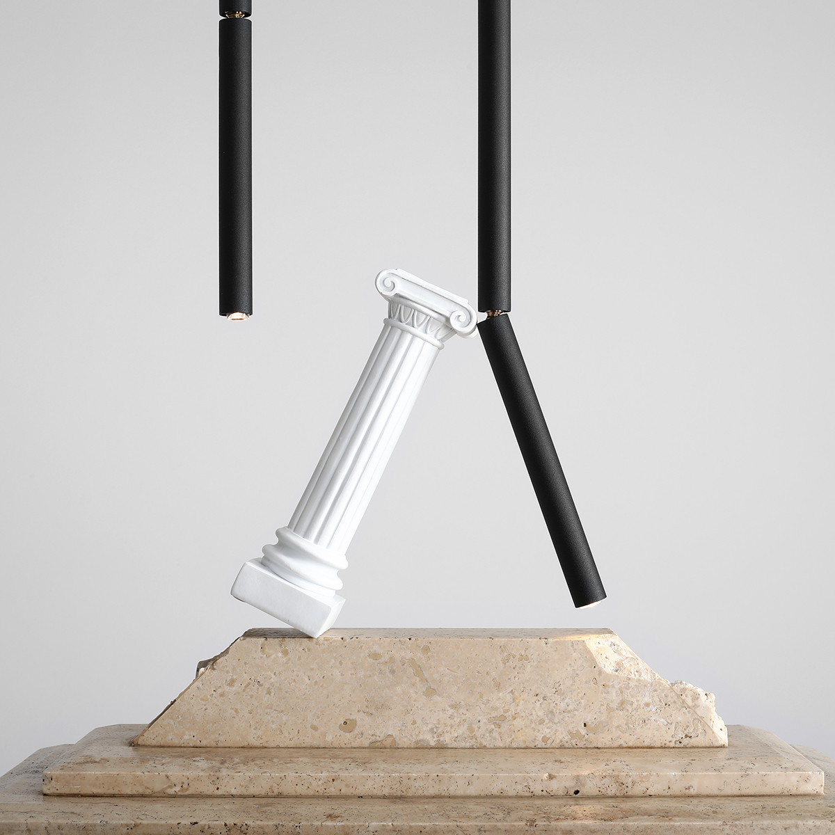 STICK ALL BLACK L 1084PL_G1_L Prosty plafon punktowy - ALDEX - obrazek 3