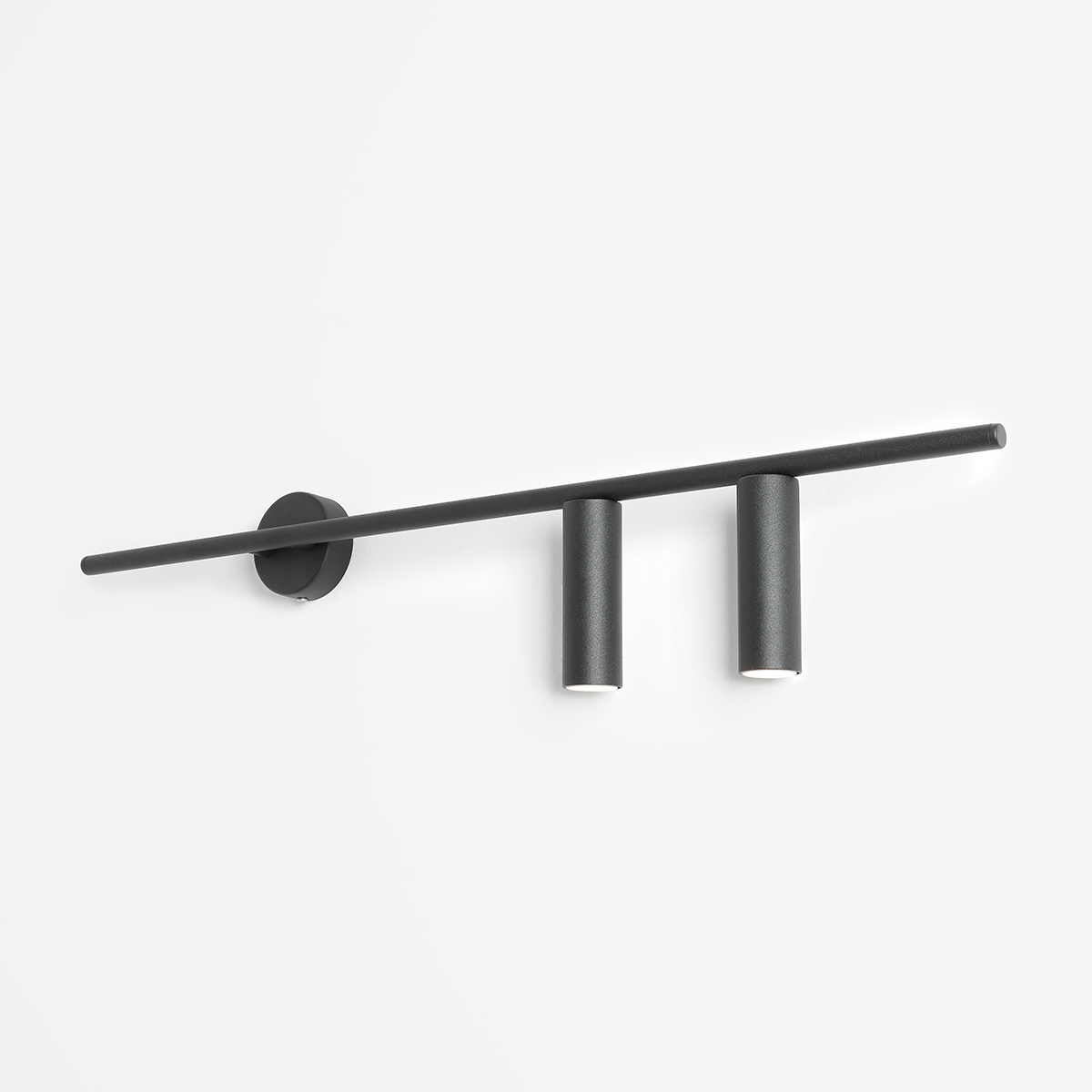 TREVO WALL 2 ALL BLACK (right) 1104D1_2 Minimalistyczny kinkiet - ALDEX - obrazek 3