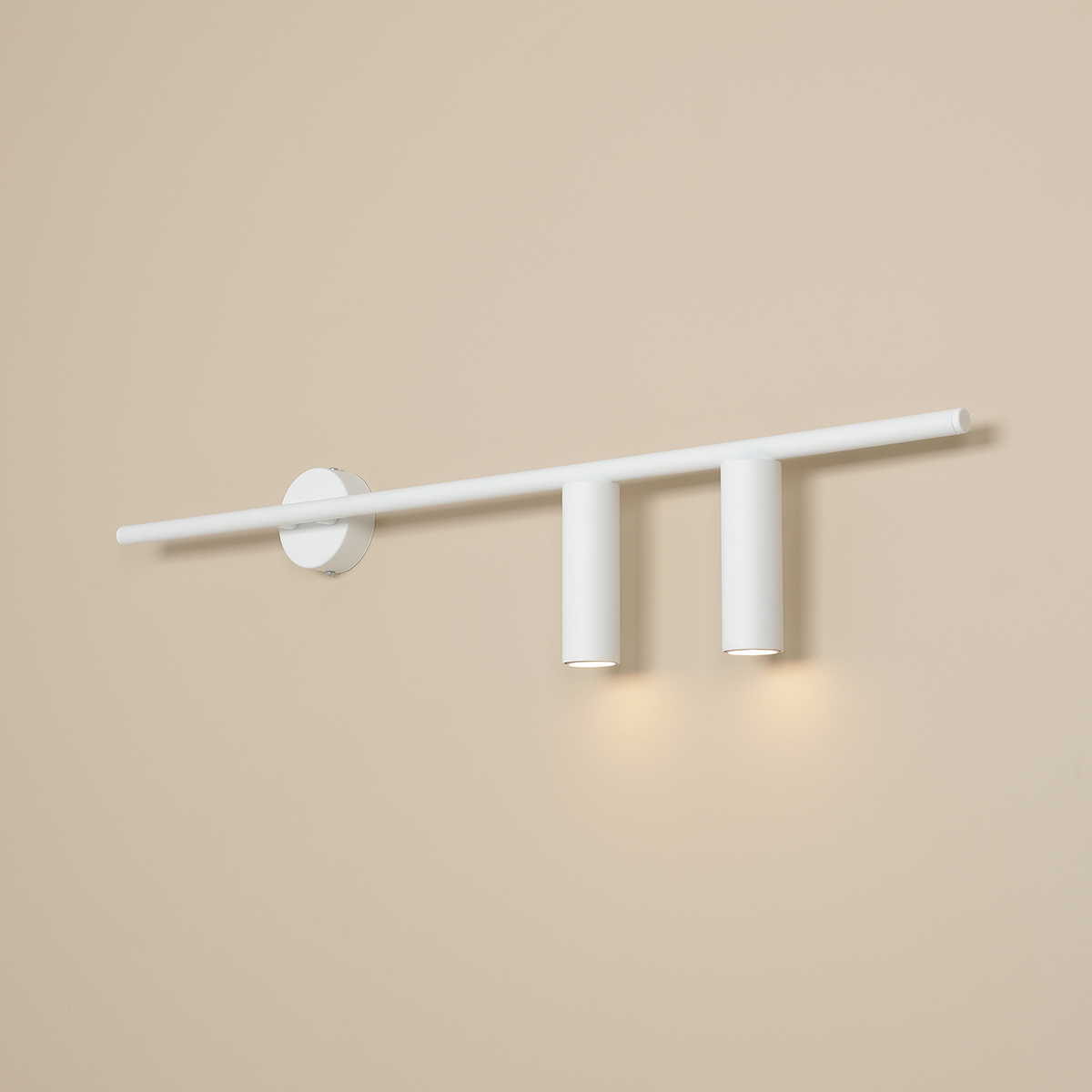 TREVO WALL 2 ALL WHITE (right) 1104D_2 Minimalistyczny kinkiet - ALDEX - obrazek 2