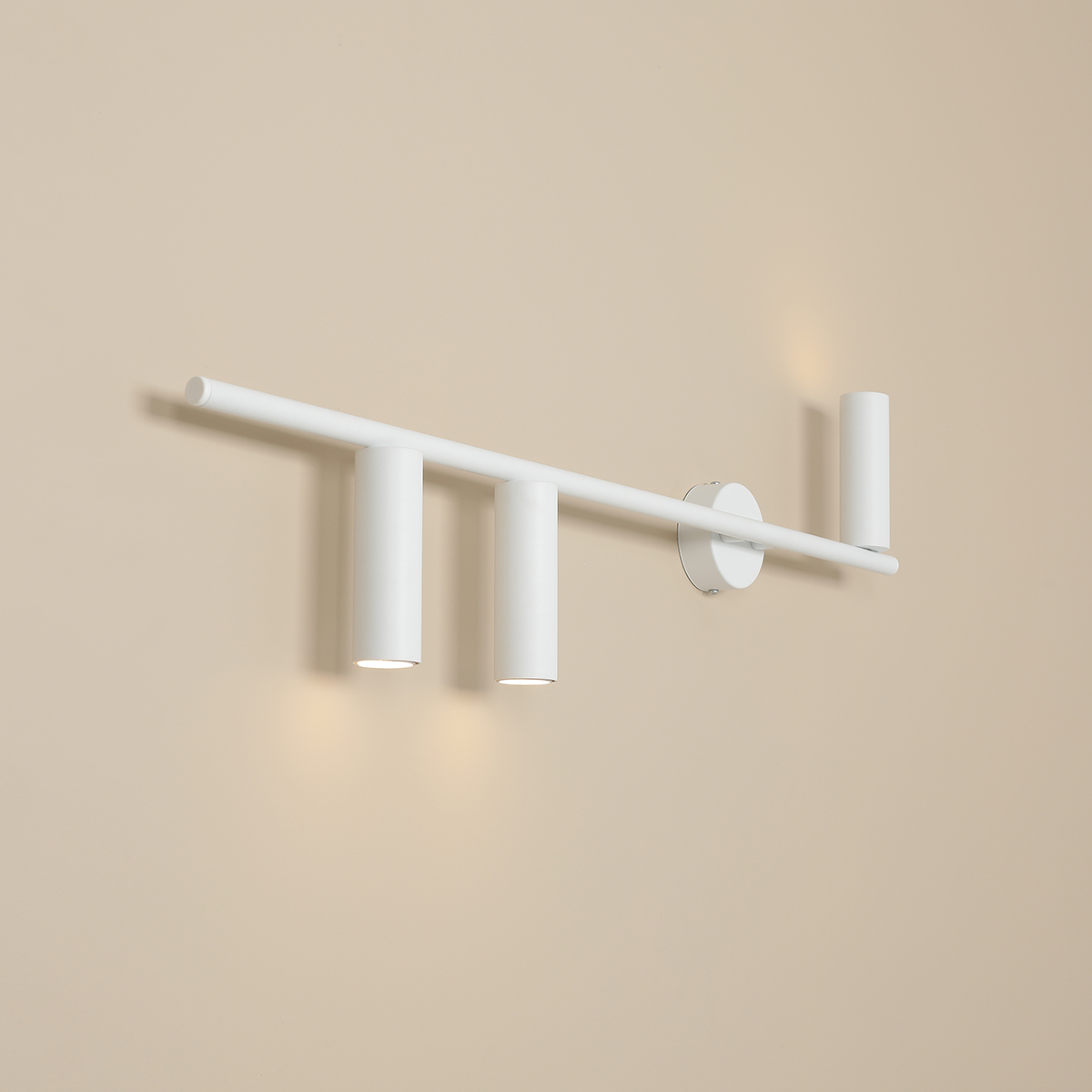 TREVO WALL 3 ALL WHITE (left) 1104Y Nowoczesny kinkiet - ALDEX - obrazek 2