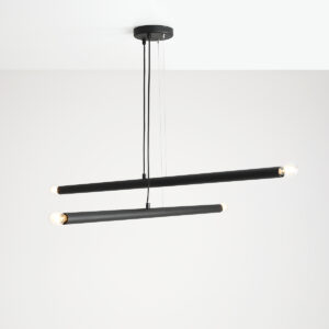 TUBO 4 BLACK 1072L1 Minimalistyczna lampa wisząca- ALDEX