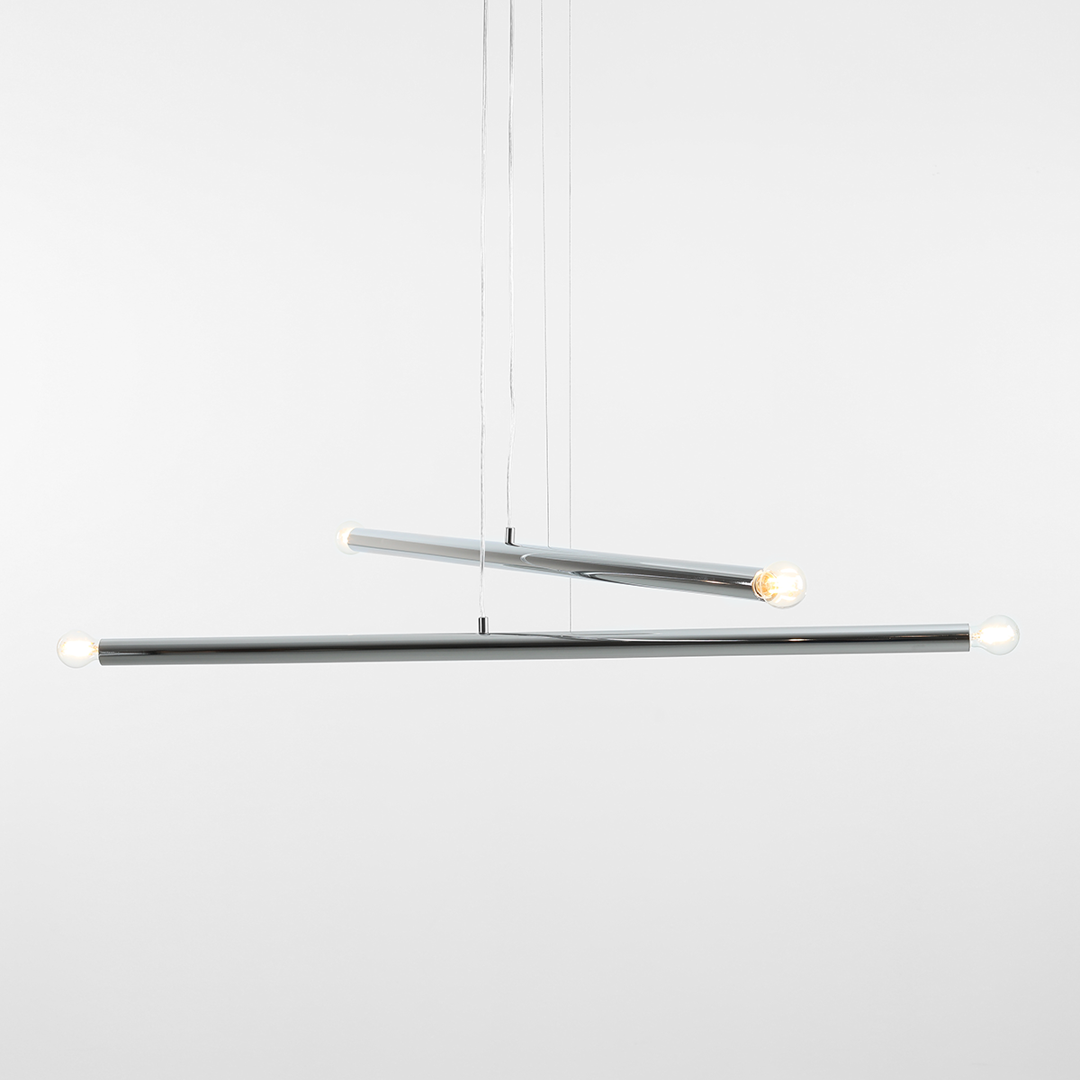 TUBO 4 CHROME 1072L4 Designerska lampa wisząca- ALDEX - obrazek 3