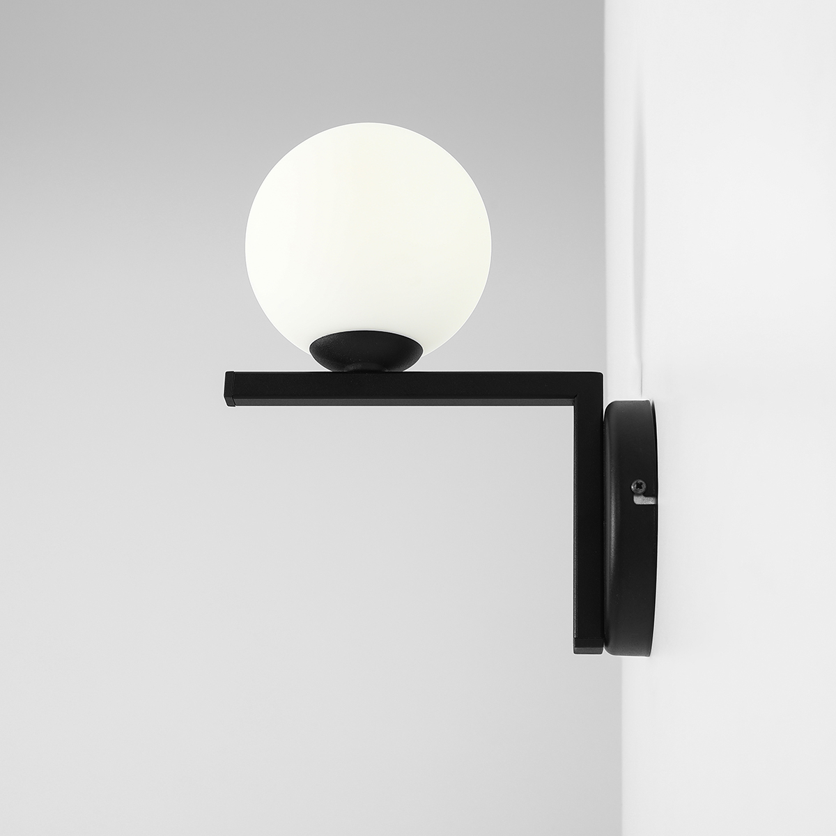 ZAC WALL BLACK 1038C1_2 Minimalistyczna lampa ścienna - ALDEX