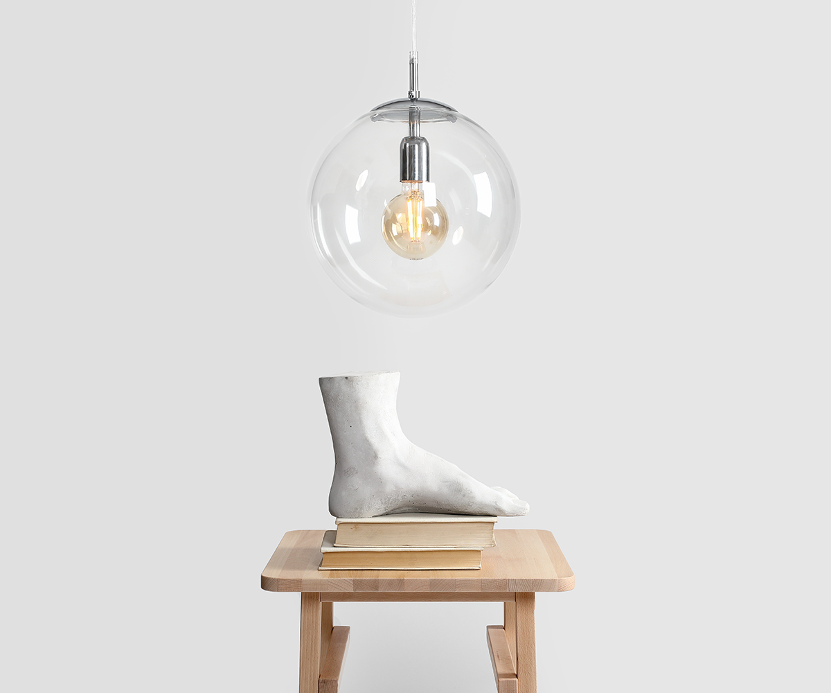 GLOBE CHROME 562G2 Nowoczesna lampa wisząca- ALDEX - obrazek 3