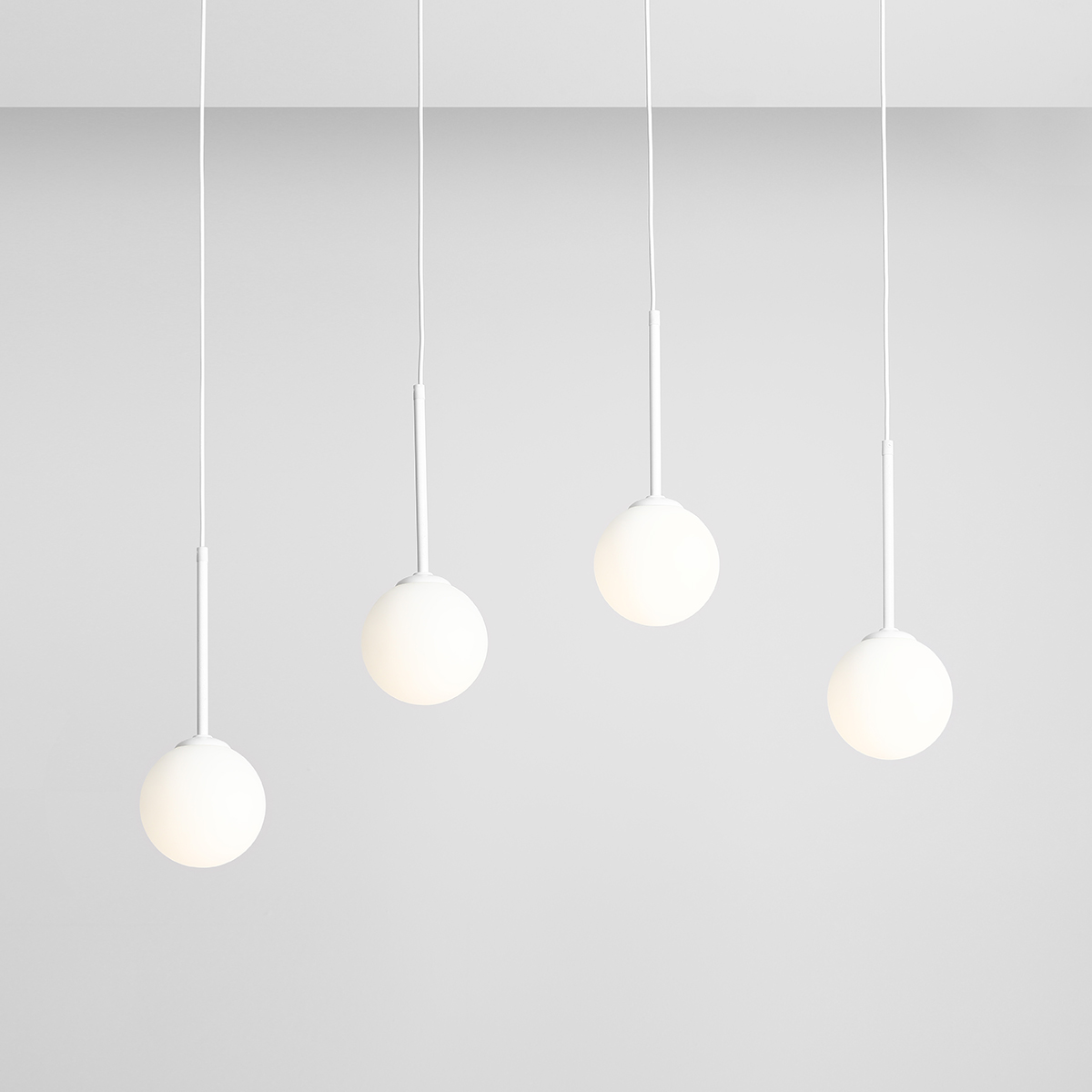BOSSO 4 WHITE 1087L Minimalistyczna lampa wisząca- ALDEX