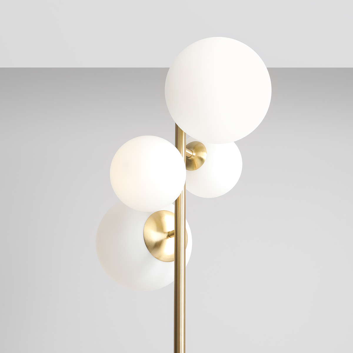 BLOOM FLOOR BRASS 1091A40 Nowoczesna lampa podłogowa - ALDEX