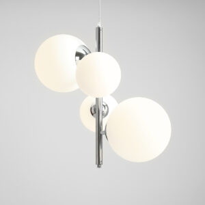 BLOOM 4 CHROME 1091L4 Elegancka lampa wisząca- ALDEX