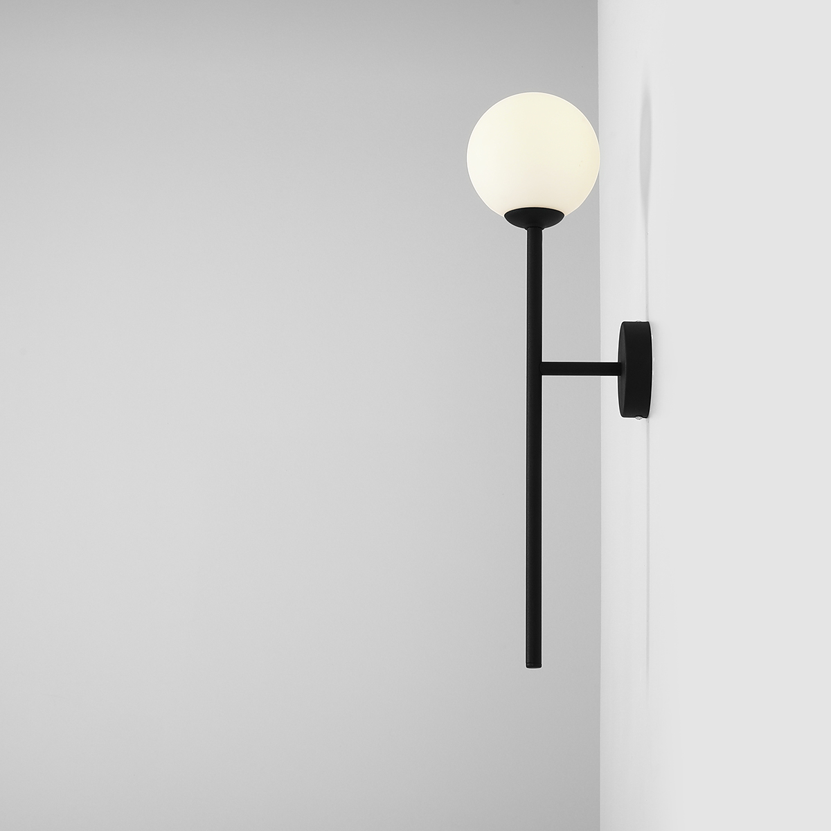 BOSSO WALL BLACK 1087C1 Minimalistyczny kinkiet - ALDEX - obrazek 3