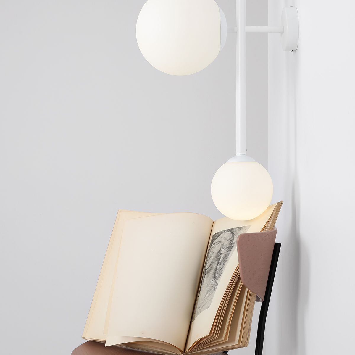 DIONE WALL 3 WHITE 1092Y Bestsellerowy kinkiet - ALDEX - obrazek 2