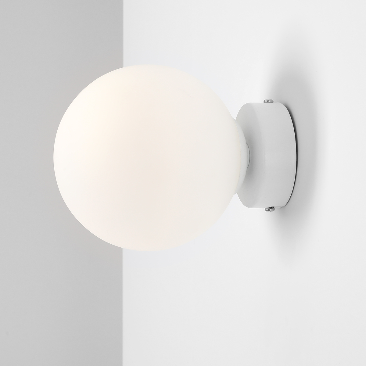 BALL WALL WHITE S 1076C_S Minimalistyczny kinkiet - ALDEX - obrazek 3