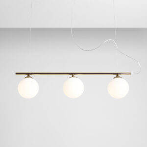BERYL GLASS 3 GOLD 1006E_30 Nowoczesna lampa wisząca- ALDEX
