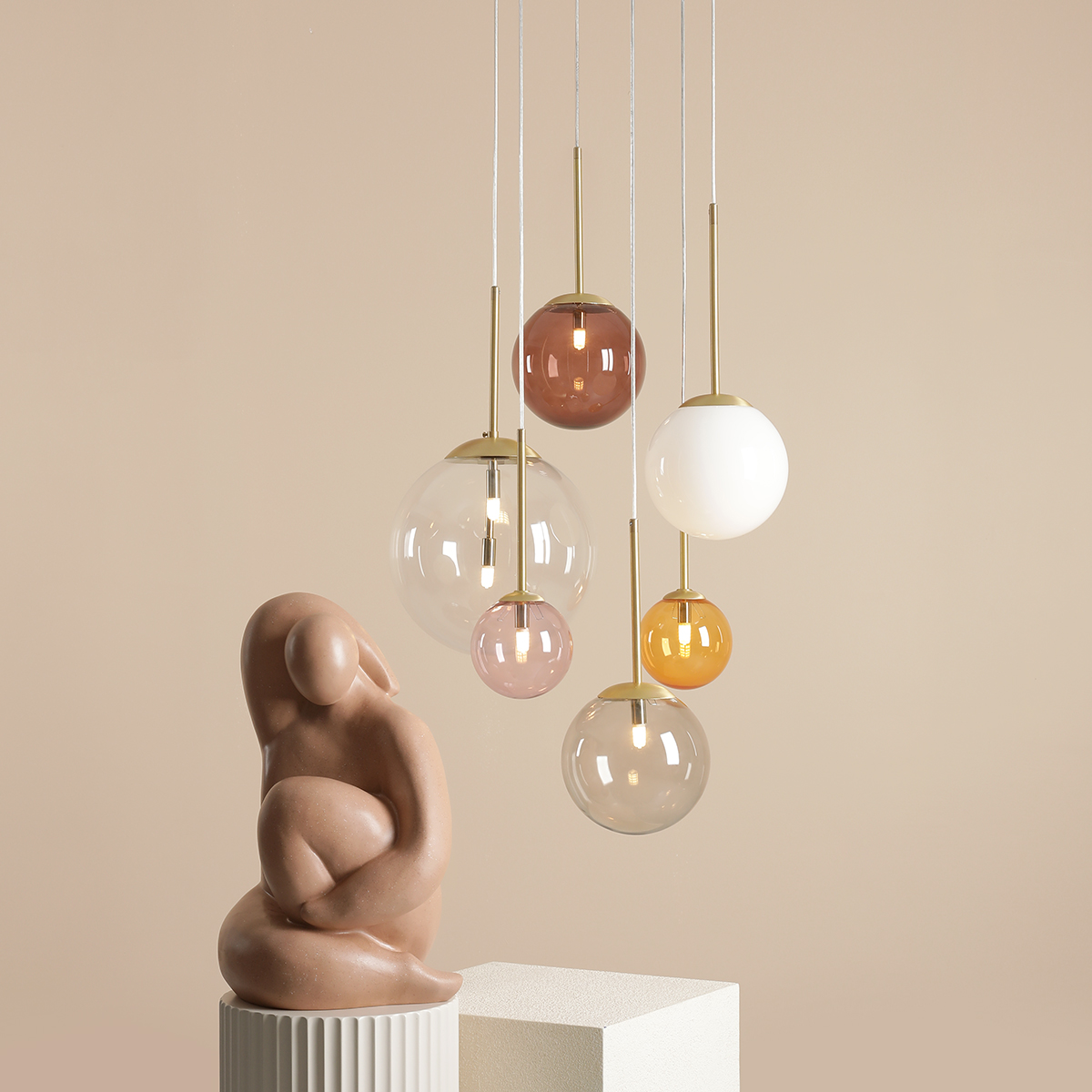 BOSSO 6 RING MULTICOLOUR 1119K40_R Efektowna lampa wisząca- ALDEX - obrazek 3