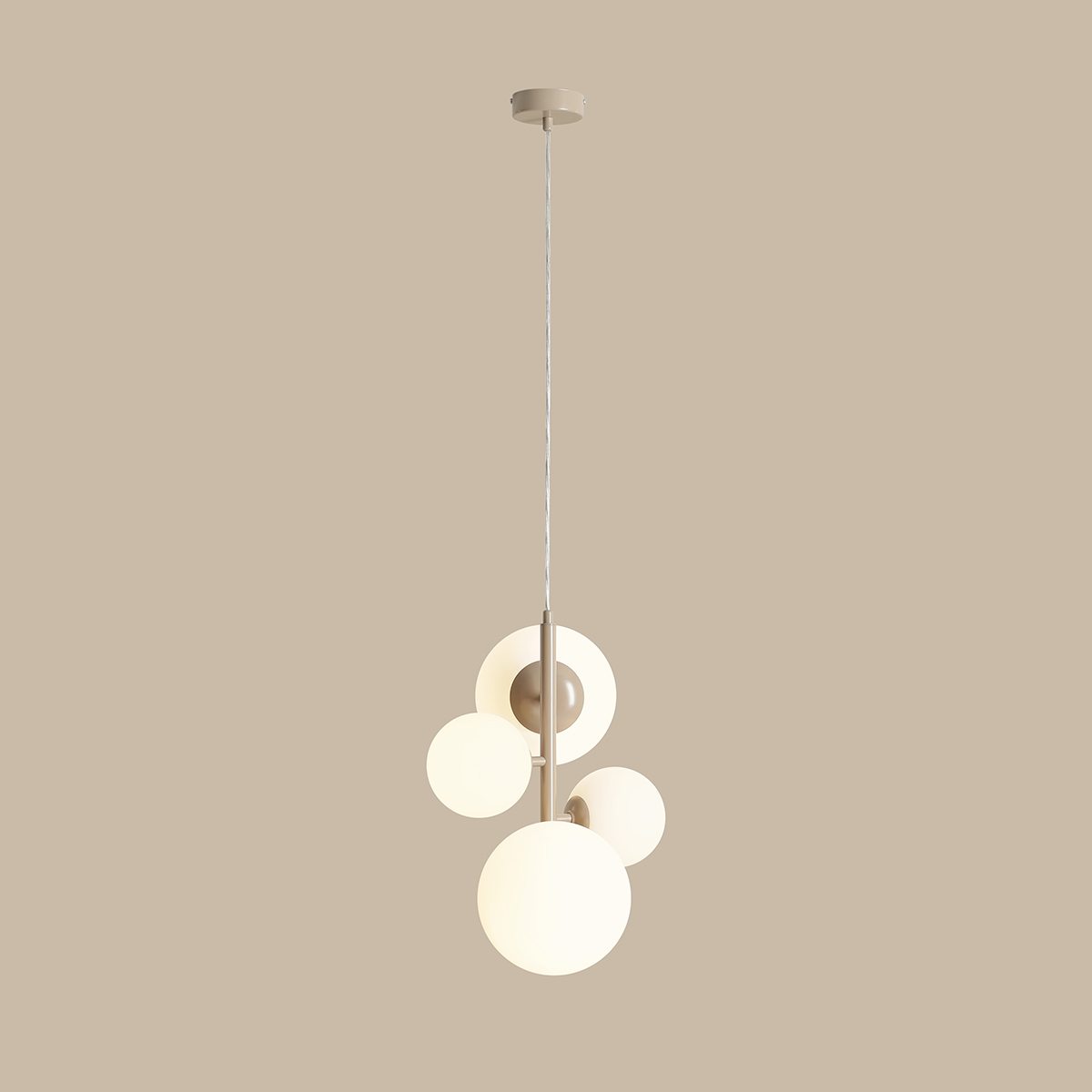 BLOOM 4 BEIGE 1091L17 Lampa wisząca #colours - ALDEX