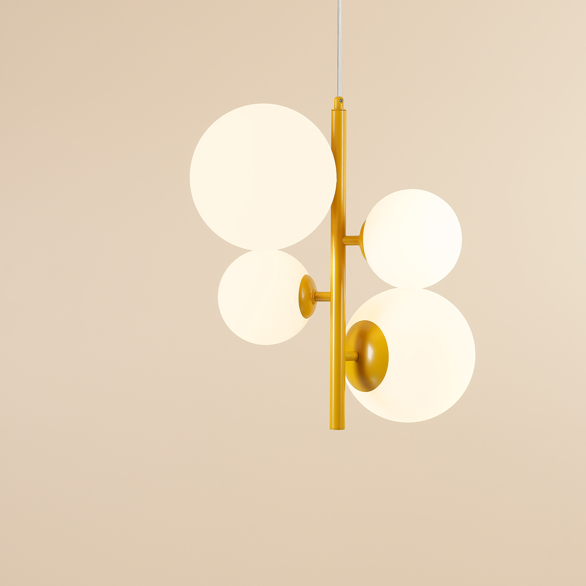 BLOOM 4 MUSTARD 1091L14 Lampa wisząca #colours - ALDEX - obrazek 4
