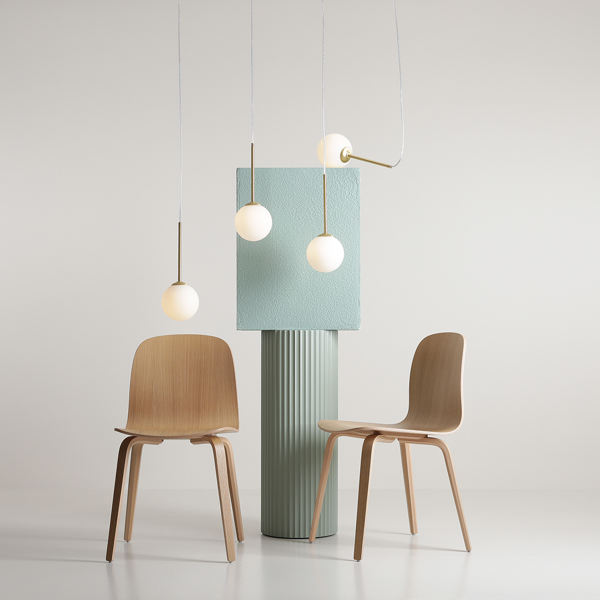 BOSSO 4 BRASS 1087L40 Elegancka lampa wisząca- ALDEX - obrazek 4